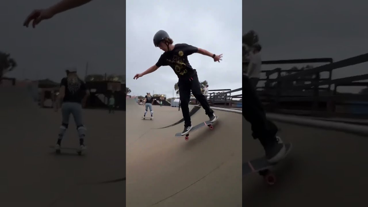 Kickflip blunt manual transfer over the spine 🛹 