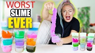 My Subscribers Sent Me the WORST Slime Ever! Subscriber Slime Packages!