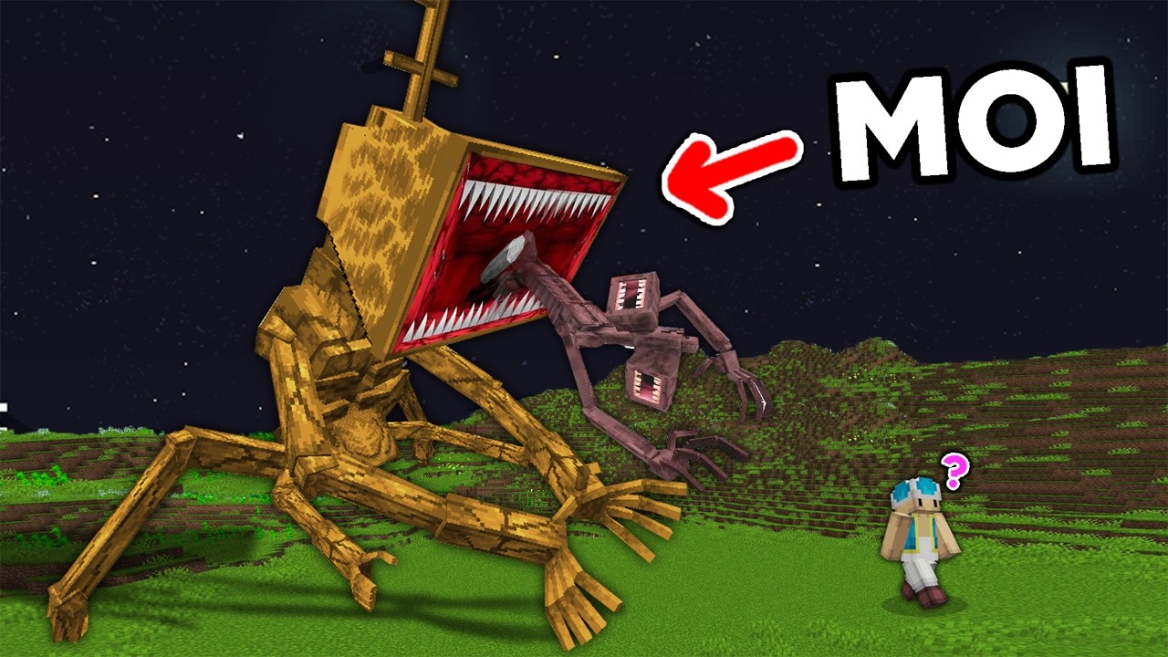 J'ai Utilisé MÉGA SIREN HEAD pour le TROLLER sur Minecraft