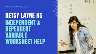 Independent And Dependent Variables Worksheet Help