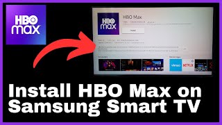 how to install hbo max on samsung smart tv