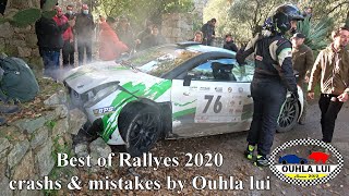 Best of Rallyes 2020 crashs & mistakes by Ouhla lui