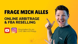 Online Arbitrage LIVE Q&A | Frage mich alles zum Thema Amazon Reselling!