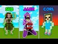 SUB vs ALEX vs CORL - GIRLFRIENDS in Minecraft!