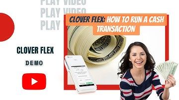 ⏯️ Clover POS Systems | Clover Flex: How to Run a Cash Transaction | Clover POS Tutorial |