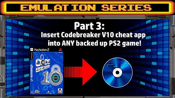 PS3 Tutorial Emulation series Pt.3 - Insert Codebreaker V10 cheat app into ANY backed up PS2 game