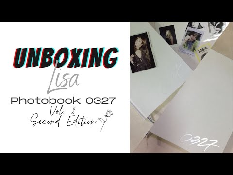 UNBOXING LISA Photobook 0327 Vol. 2 Second Edition