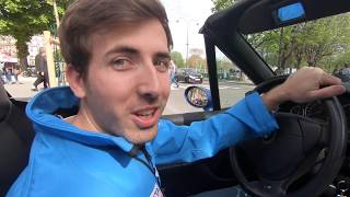 Un pilote en BMW Z3 M