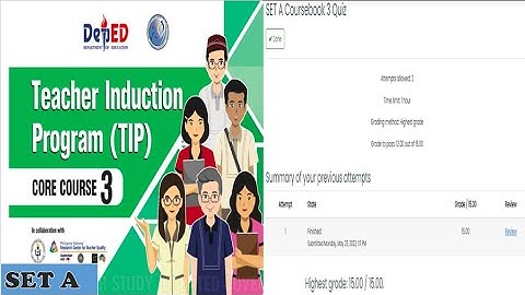 Coursebook 3 Answer key SET A