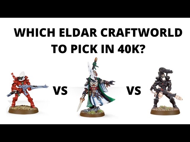 How to Start an Aeldari Army in Warhammer 40K 10th Edition - Craftworld  Eldar Beginner Guide 