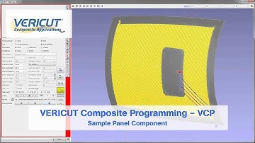 Programming a panel using VERICUT CNC simulation Composite Programming