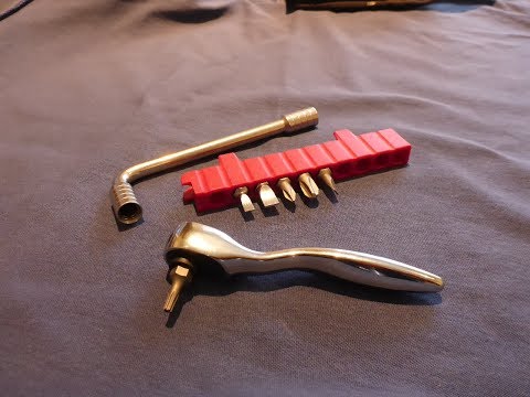 Мини трещотка-битодержатель 1/4" TOPTUL CHDV0809 60 зубцов