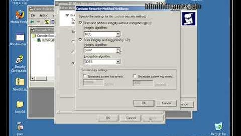 Creating IPsec ip filter action