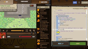 CodeCombat. Python solution. Tomb Raider