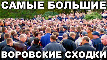 Самые большие ВОРОВСКИЕ СХОДКИ постсоветского времени