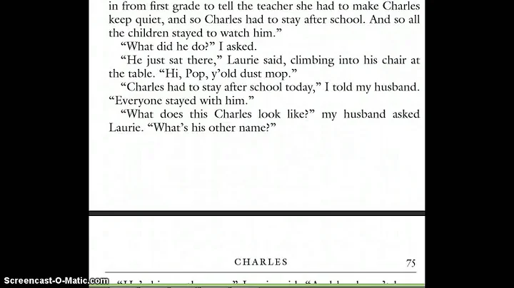 Reading of "Charles"