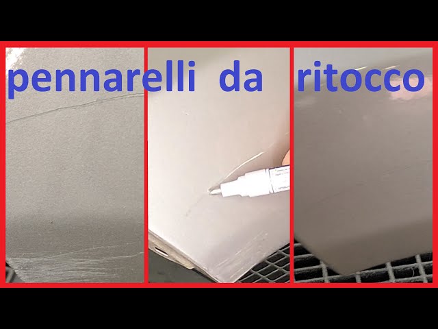 Realizzazione ed esempi di utilizzo del pennarello per ritocchi auto.  Nessuna magia, pennarello realizzato con vernice per carrozzeria del colore  della, By IL Ritocco.it