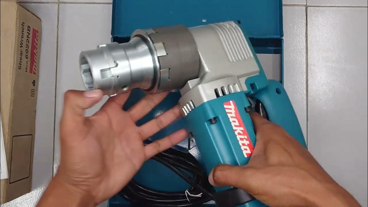Makita Shear Wrench 6922NB Capacities M16 M20 M22 YouTube