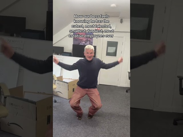 When your boss is your biggest fan TEFL 🕺 #officehumor #teacher #dance