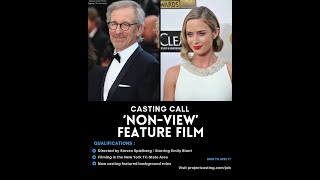 🎬🔥 CASTING CALL Be in a Movie Directed by Steven Spielberg & Starring Emily Blunt! 🔥🎬