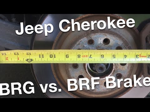 2015 Jeep Cherokee Brakes BRG vs. BRF and DIY tips! - YouTube