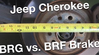 2015 Jeep Cherokee Brakes BRG vs. BRF and DIY tips! - YouTube