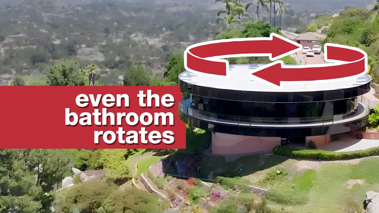 ⁣I thought this rotating house was impossible.