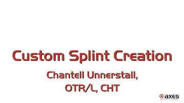 Custom Splint Creation at Axes Physical Therapy