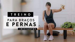 Treino Fácil Para Deixar Braços E Pernas Durinhos - Carol Borba