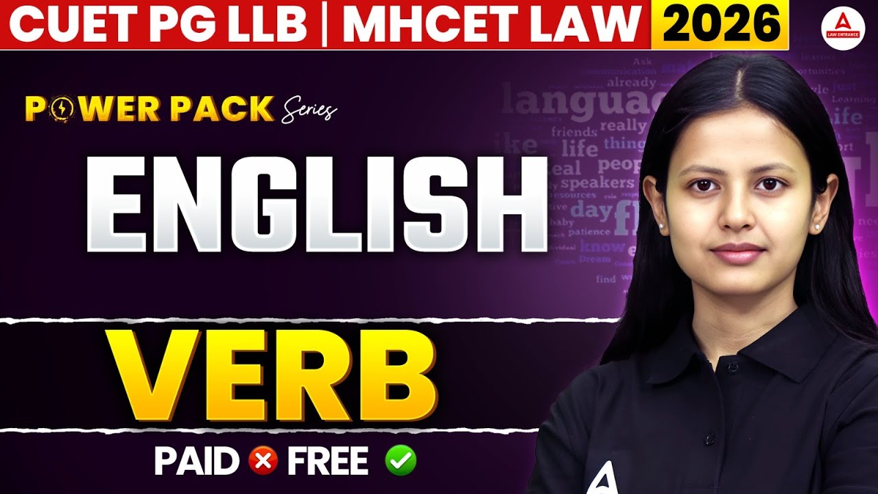 CUET LLB English Language VERB | English Language for CUET PG LLB ...