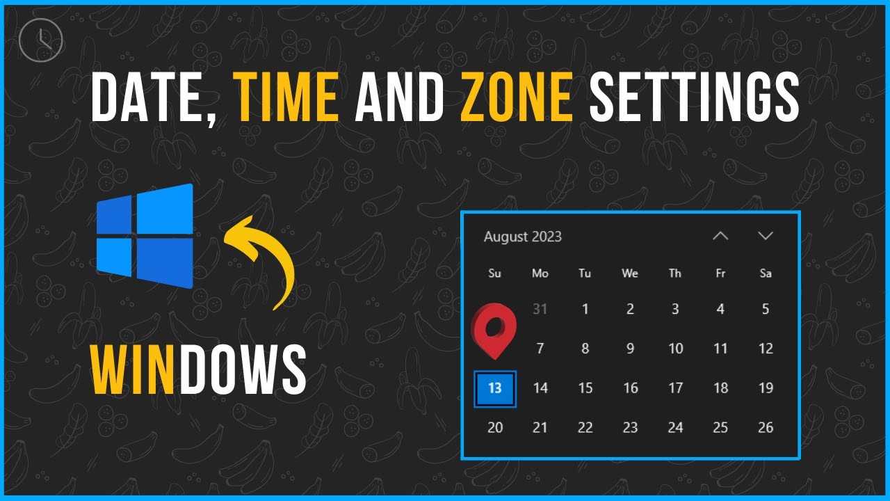 Date, Time and Zone Settings In Windows In Hindi/ Urdu