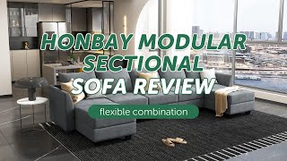 HONBAY Modular Sectional Sofa Review | Comfort, Style & Flexibility for Any Living Space!