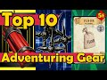 Top 10 adventuring gear aka non magic items in dnd 5e