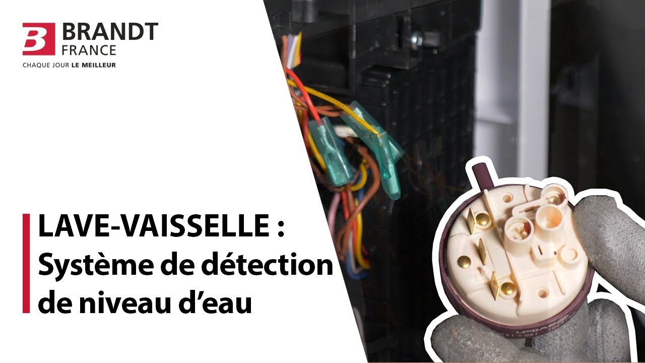 Test du capteur de niveau d'eau dans le lave-vaisselle