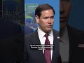 Rubio speaks about troop adjustments in Europe