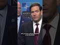 Rubio speaks about troop adjustments in Europe