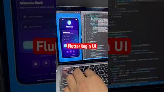 Flutter login UI #shorts #coding