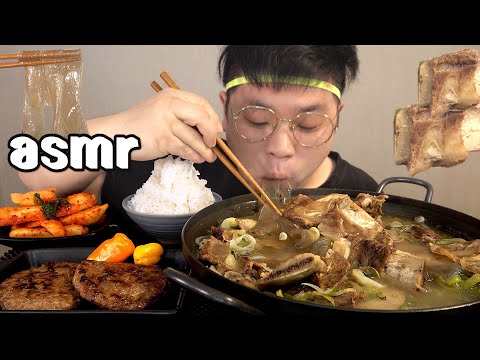 먹방창배tv 파듬뿍넣고 왕갈비탕 대박 소한마리 맛사운드 레전드 <strong>galbitang</strong> Short rib soup mukbang Legend koreanfood asmr