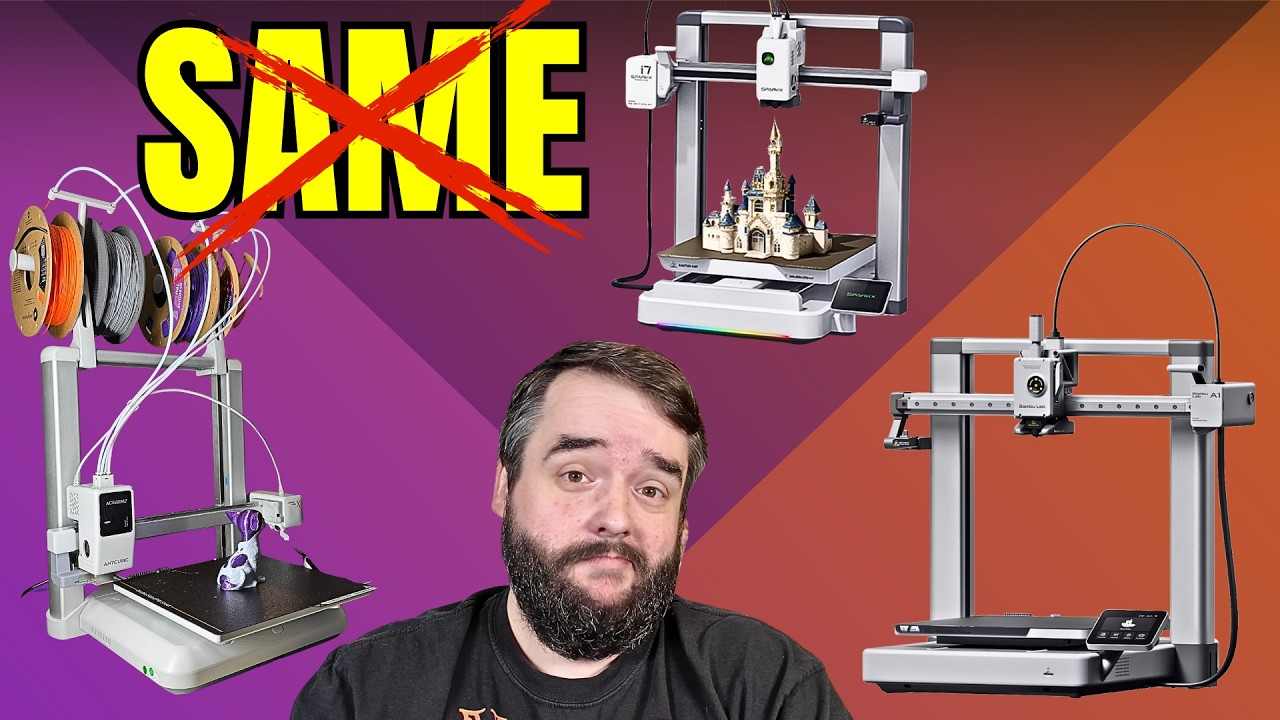 I Tested 3 Look-Alike Printers With the Same Filament