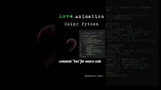 📌Animated Heart using Python 🐍🌳 #programming #python #pythonanimation #creativecoding #design