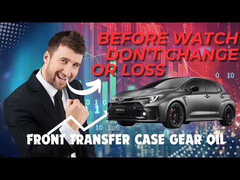 How To Change The Front Transfer Case Gear Oil // GR Corolla // DIY