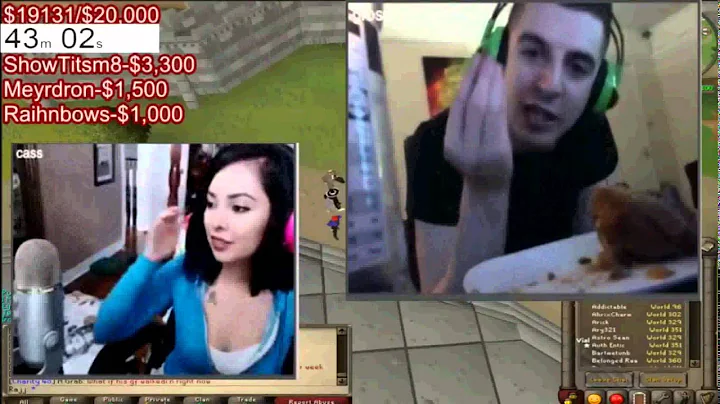 Rajj N Kirk - Gross Gore eats dog food for charity