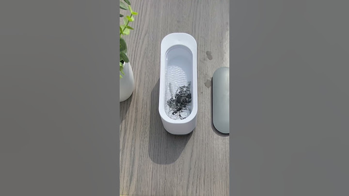 Nuovo Cleaner ad ultrasuoni che pulisce in 10 minuti e con un click