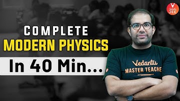Quick Revision of Modern Physics Class 12🔥 | JEE Main 2022 [IIT JEE Physics👻] | Vedantu JEE✌