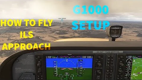 How to fly an ILS Approach in Cessna 172 G1000 | MSFS 2024