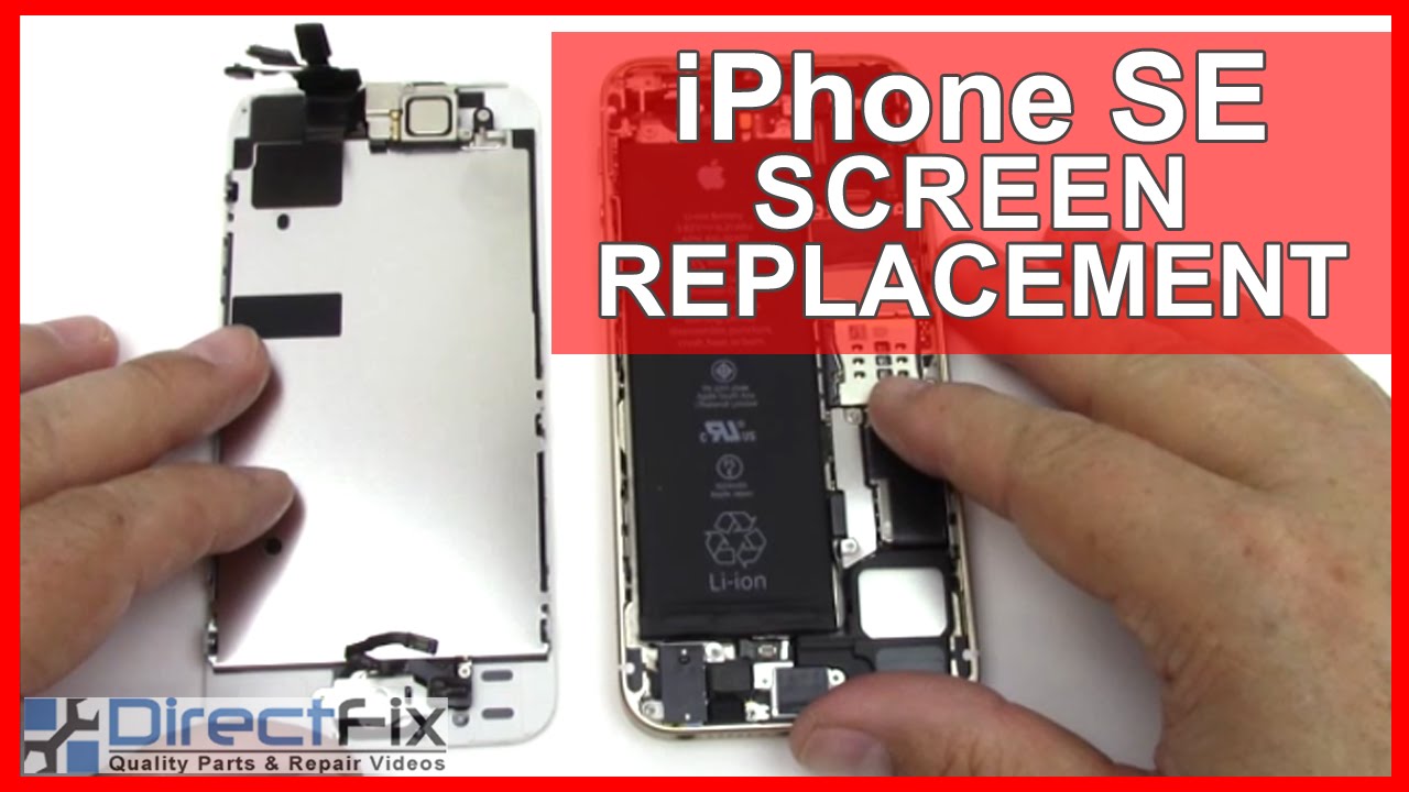 How To Iphone Se Screen Replacement Done In 5 Minutes Youtube