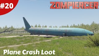 Looting The Crashed Plane & Building The Train Walls - Zompiercer - #20 - Gameplay