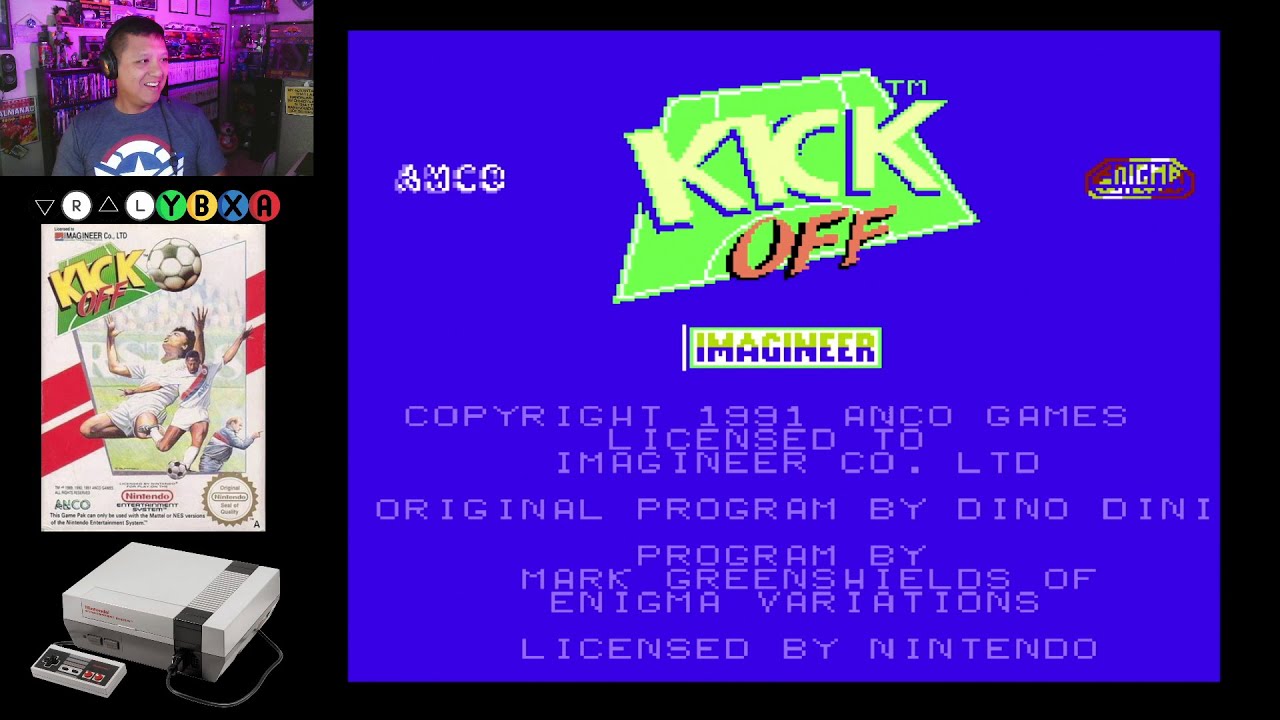 10MG Plays Kick Off on NES