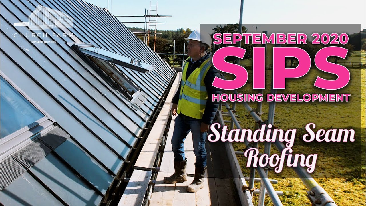 SIPS House Build - Catnic Standing Seam Roofing & Formed Concrete Basements (Church Farm Ep6)
