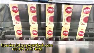 Multi-column liquid packaging machine-5 columns brown sugar ginger tea 多列液體包裝機-5列紅糖薑茶